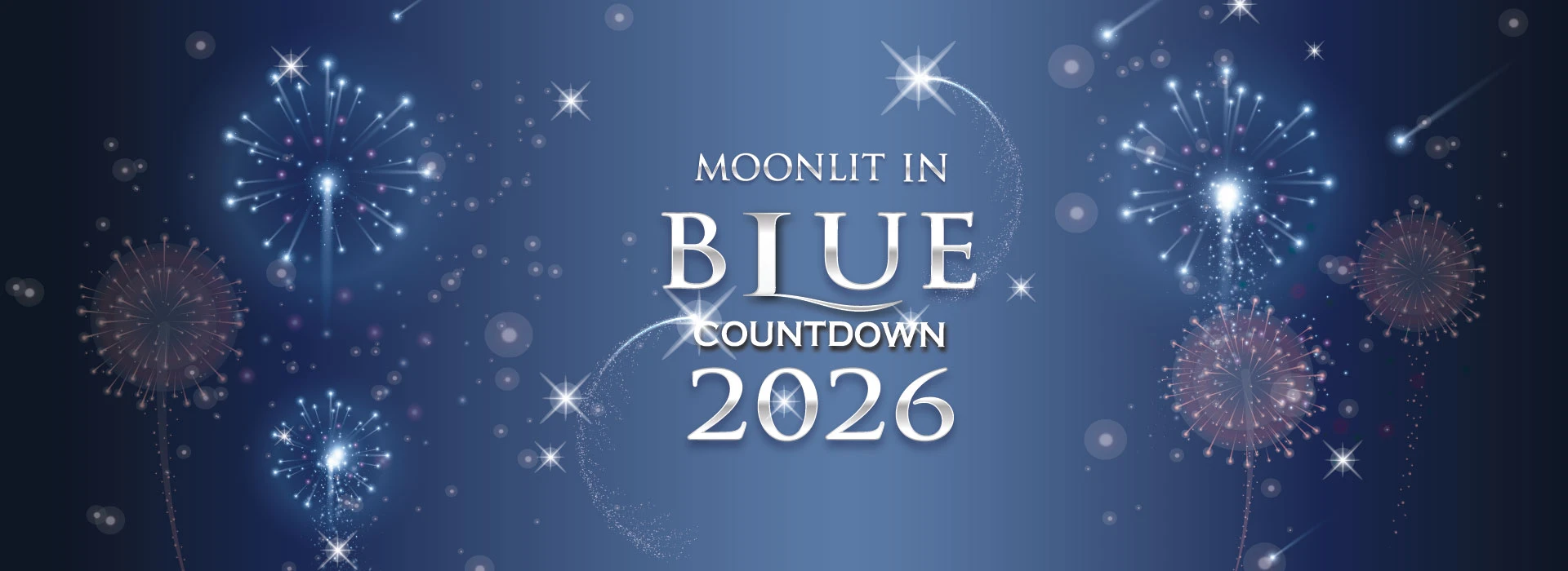 MASON MOONLIT IN BLUE COUNTDOWN 2026A night crafted to be stunning. Moonlit in BLUE promises to be an evening shining with the hue of the sea and the excitement of the New Year.