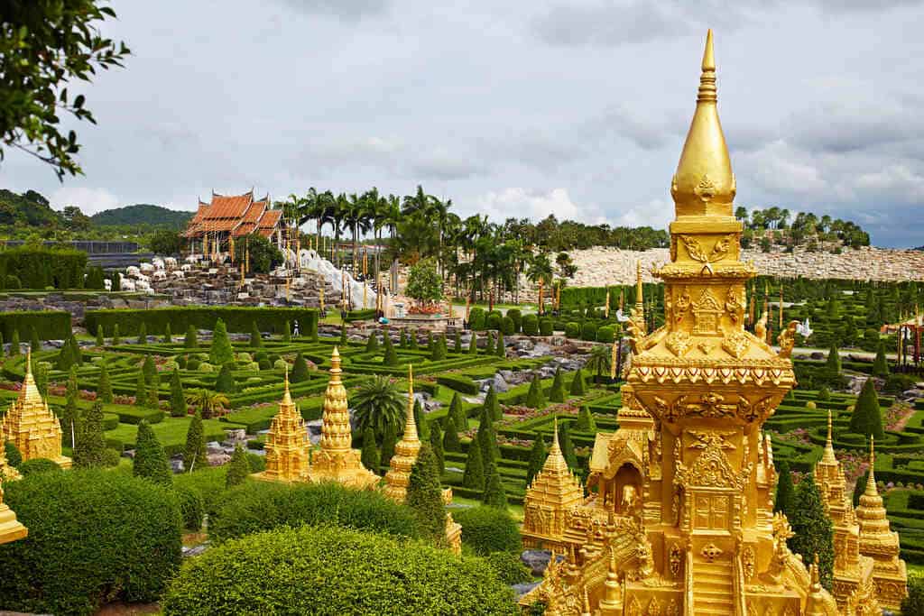 View of Nong Nooch Botanical Garden in Pattaya