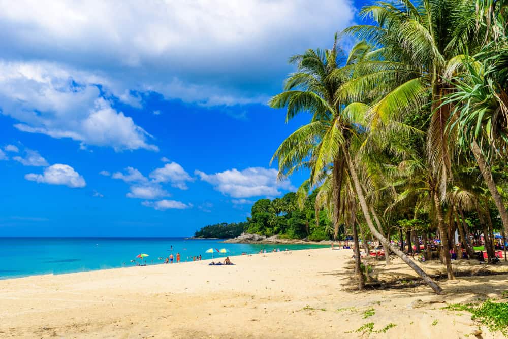 Beautiful Surin Beach in Phuket.