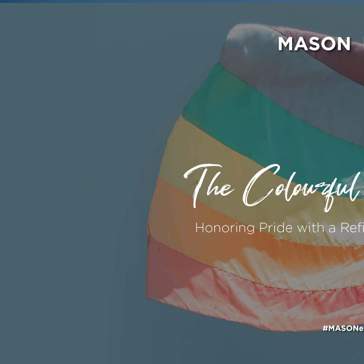 A Fabulous Pride Month Getaway at MASON Pattaya 1 - Pride Month decorations on city streets with rainbow colors